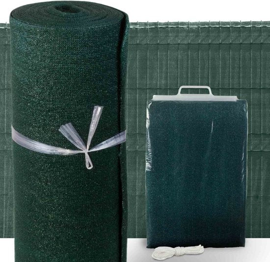 Hanse® Tuinscherm privacy scherm - 5 mtr lang, hoog - groen