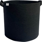 Kweekzak 40 cm – Stoffen Kweekpot met Handgrepen – Ademend & Herbruikbaar – Groeizak voor Groenten, Fruit en Kruiden – Zwarte Plantenbak Buiten & Binnen – 32L