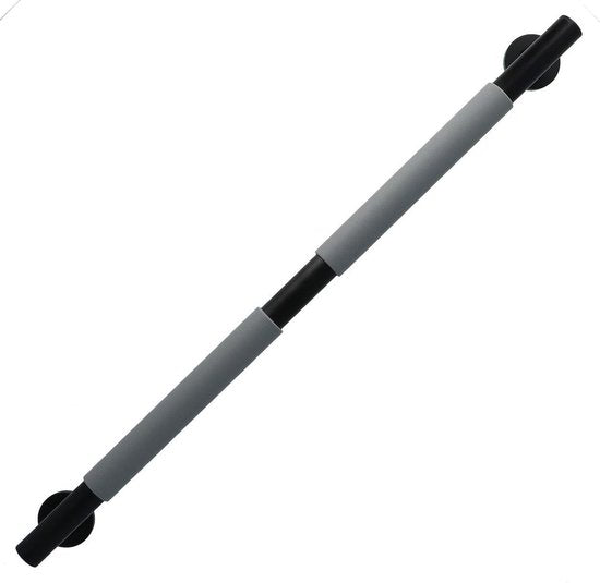 Luzzo® Fisso Soft Handgreep Badkamer/Toiletgreep - Zwart/Grijs