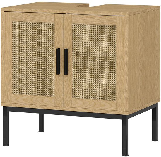 Wastafelonderkast met Uitsparing Boho-design - 60 cm hoog