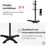 4toolz® Stabiele Fiets Display Standaard 68x43x30 cm - Zwart