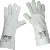 Rodopi® Lashandschoenen - 1 paar - Rundsplitleer - maat 10 XL