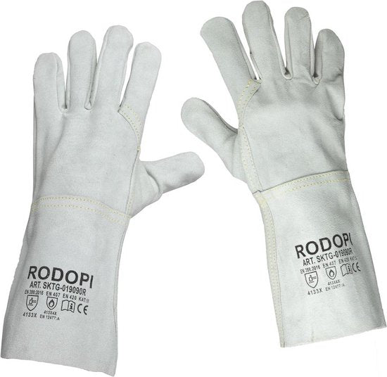 Rodopi® Lashandschoenen - 1 paar - Rundsplitleer - maat 10 XL