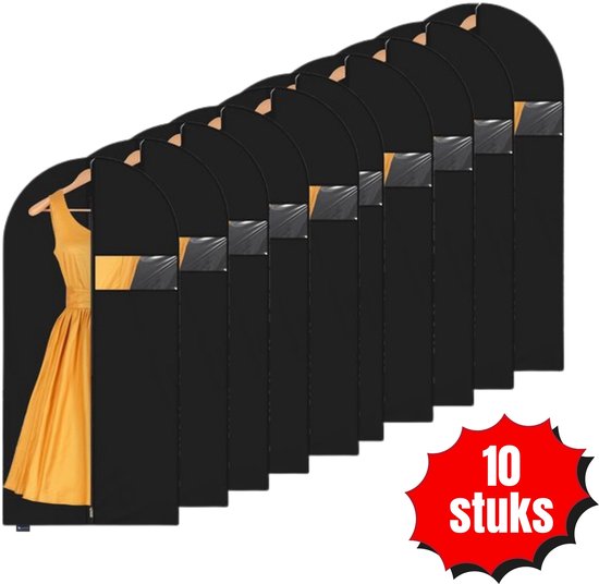 Kledinghoes - 10 stuks - 160x40 - Wit - Kledinghoezen - Kledinghoes Wit - Trouwjurkhoes - Kostumhoes