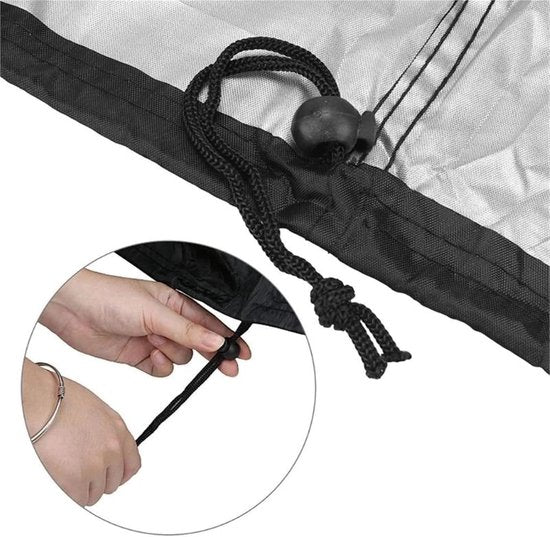 BBQ Hoes - 150 x 100 x 125 cm - Universeel - Barbecue Hoes Waterafstotend - BBQ Accessoires - Beschermhoes met Trekkoord - Gasbarbecue Accessoires