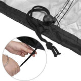BBQ Hoes - 150 x 100 x 125 cm - Universeel - Barbecue Hoes Waterafstotend - BBQ Accessoires - Beschermhoes met Trekkoord - Gasbarbecue Accessoires