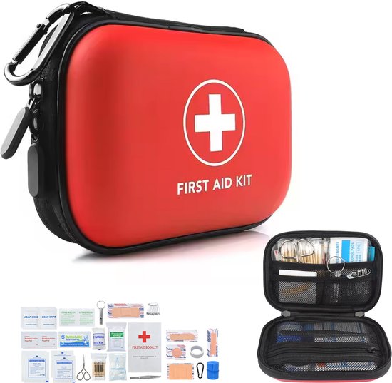 104-Delige EHBO Kit - Noodpakket - EHBO voor Auto, Thuis, en - Kit met en - en