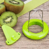 Sasemy® - Kiwisnijder - Kiwimes - 2 In 1 snijder - Fruit gereedschap - Fruit - Kiwi - Handige kiwischiller - Kiwischiller - Eenvoudig keukenhulp