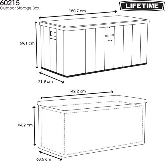 Lifetime opbergbox