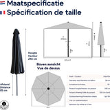 4gardenz® Parasol Kantelbaar