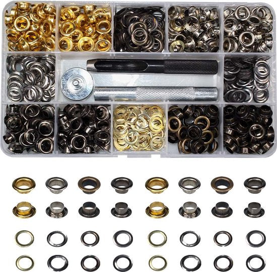 Drukringen Set - Complete Set met Gereedschap - Drukringen met Tang