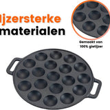 Poffertjespan – 19 poffertjes
