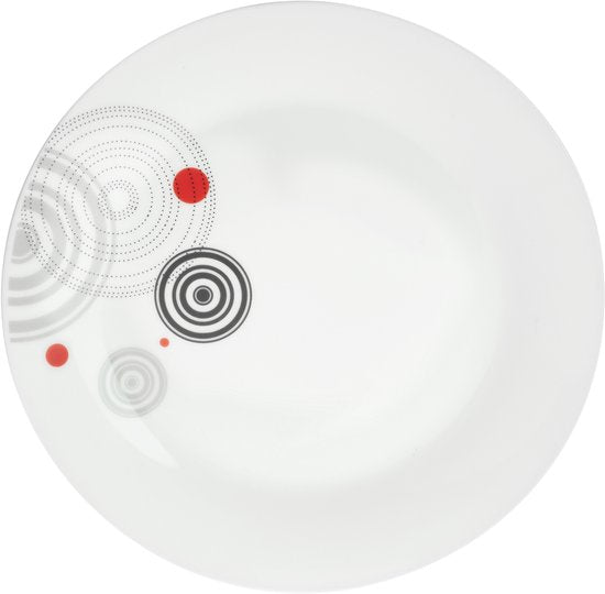 Secret de Gourmet Serviesset Cirkels - 6 persoons Servies Porselein 18-delig