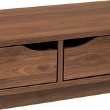 Home Deco Factory Sidetable Console Bijzettafel Met 2 Laden Klaus - Bruin