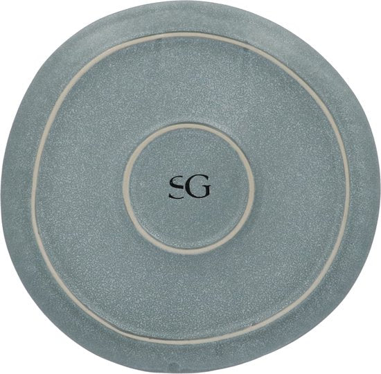 Aardewerk Servies Spring Grey 6 persoons 18-delig