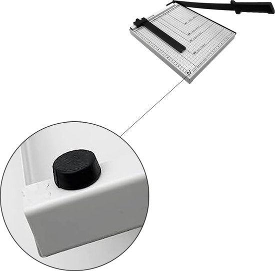 Hefboomsnijmachine - Papiersnijder - Geschikt voor A3, A4, A5, B5, B6 of B7 - Snijtafel - Guillotine voor Papier