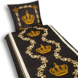 Hanse® Gouden kroon dekbedovertrek - 1 persoons - 135x200cm