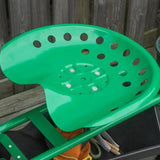 Tuinwagen met zitting, opbergmand voor tuingereedschap, verstelbare zithoogte 46-59 cm - tot 150 kg