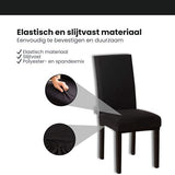 Stoelhoezen - Eetkamerstoel Hoes - 6 Stuks - Bescherm stijlvol je stoelen