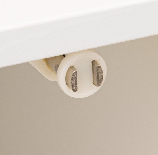 5five Natureo Halfhoge Badkamerkast 33x33x80 cm - Wit
