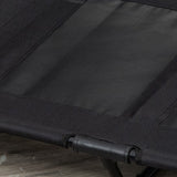 Hondenligbed - Outdoor Hondenstretcher - inklapbaar - ademend - Zwart
