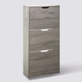 4goodz schoenenkast 3 lades 60x24x118 - voor 18 paar