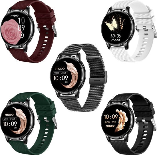 Maoo Ventura - Premium AMOLED Smartwatch Dames