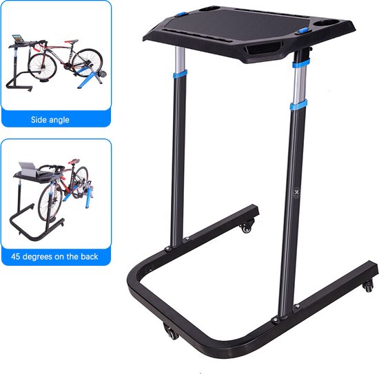 4toolz® Fietstrainer Tafel - Laptop tafel voor fietstrainer - Stabureau In hoogte verstelbaar