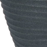 Plantenbak/Bloembak Hoog Rond 40 cm met Ribbels