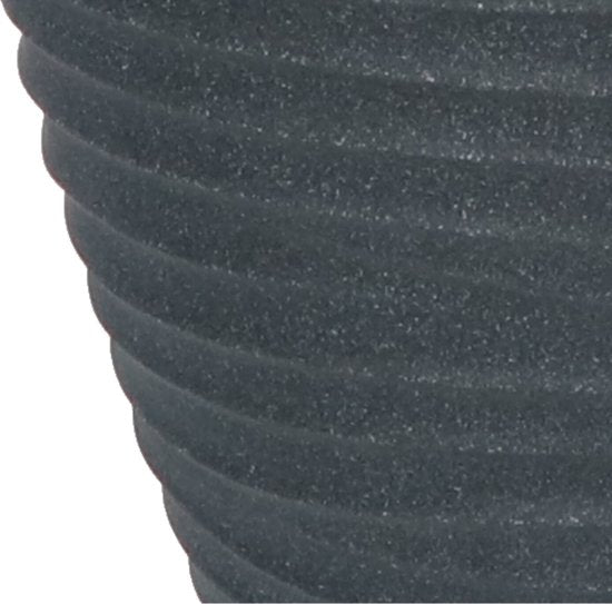 Plantenbak/Bloembak Hoog Rond 40 cm met Ribbels