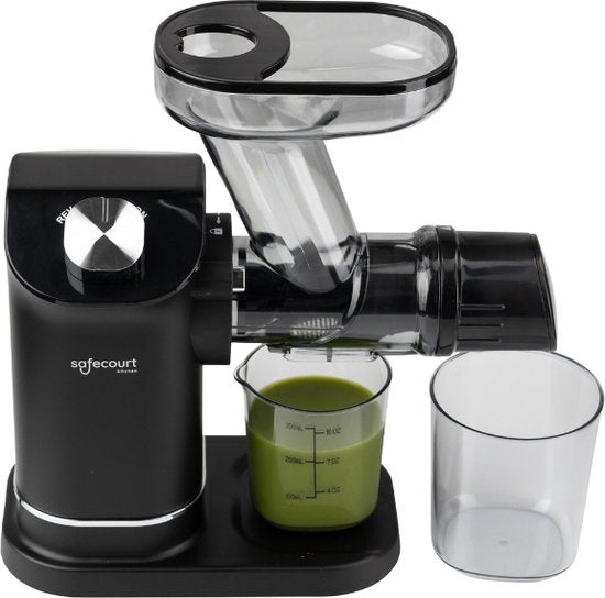 Safecourt Kitchen Slowjuicer - Juicer - Groenten en Fruitpers - BPA-vrij - 700ml - Zwart