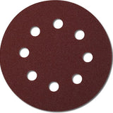 Rodopi® 100x gemengd schuurpapier 115 mm - 8-gats excentrische schuurmachine