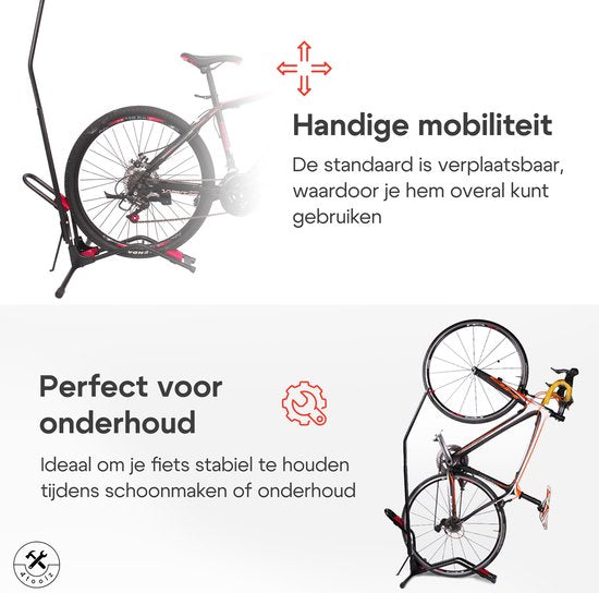 4toolz Universeel Display Fietsenrek Deluxe - fiets standaard - zwart
