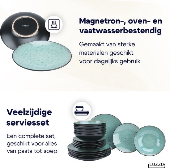Serviesset 6 persoons Luzzo® 18