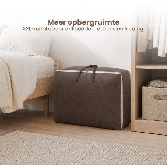 Opbergzak XXL Dekbed - 70 50 30 - Opbergtas voor Dekbed en Kleding - Kledingzak XXL