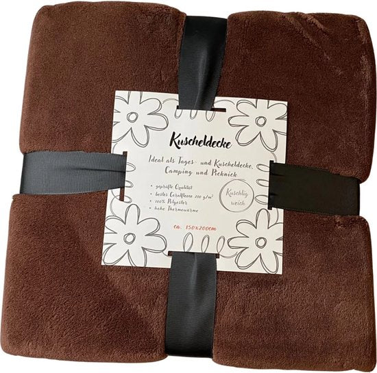 HanSe® Zachte Grote Fleece Plaid 280 grams - 150x200