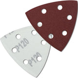 Rodopi® 100x Korrel Delta Schuurpapier Driehoek 93 - Industrieel