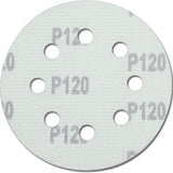 Rodopi® 100x gemengd schuurpapier 115 mm - 8-gats excentrische schuurmachine
