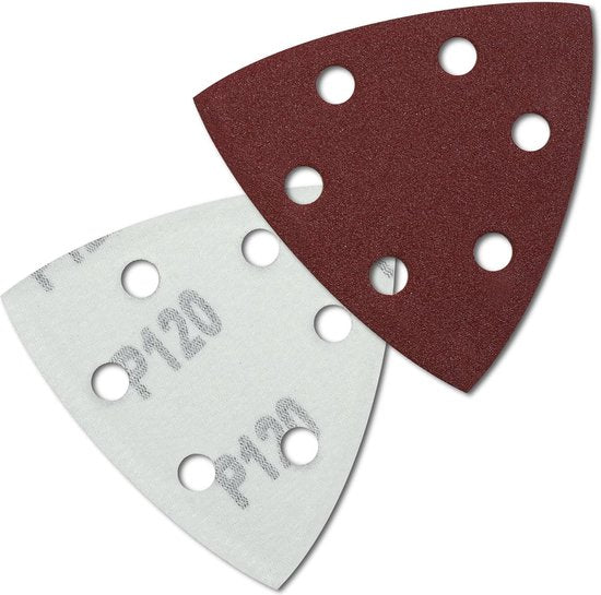 Rodopi® 100x Korrel Delta Schuurpapier Driehoek 93 - Industrieel