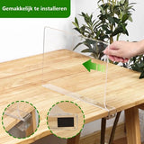 Plankverdeler - 12 Stuks - Transparant - Acryl - Kledingkast Organizer - Plank Organizer - Boekenstandaard - Plank Verdeler