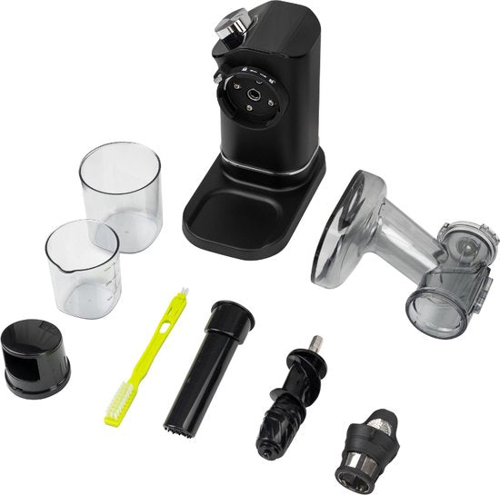 Safecourt Kitchen Slowjuicer - Juicer - Groenten en Fruitpers - BPA-vrij - 700ml - Zwart