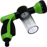 Autospuit met Zeepdispenser – Foam Gun voor Tuinslang – 8 Standen Spuitpistool – Autowas Spuit – Sproeikop met Zeepreservoir