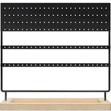 Oorbellenrekje - Zwart - Ruimte voor 144 oorbellen - Oorbellenhouder - Oorbellen Display - Oorbellenrekje sieradenrek