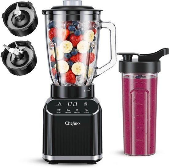 Chefino Blender Beker 700 ml - met - Smoothie Beker - voor Chefino Blender