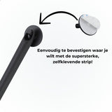 AKSA Home® Vloertrekker - Douchewisser - Trekker Douche - RVS Vloerwisser - met Steel - Zwart