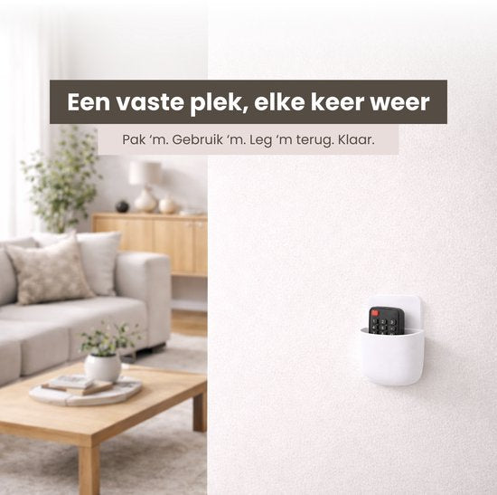Afstandsbediening Houder- AB Houder - Remote Controll Holder - 3 9 11,5 - Set van 3 stuks