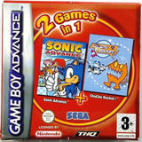 2 Games In 1: Sonic Advance + Chuchu Rocket! (GBA)