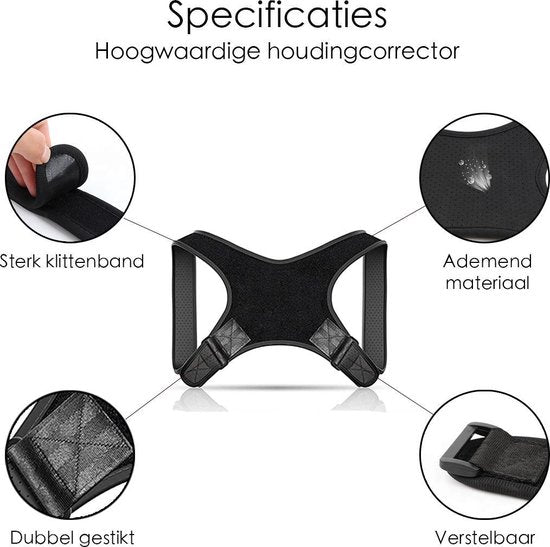 Houding corrector - Premium Postuur Houding Corrector - Rug Brace - Verstelbaar