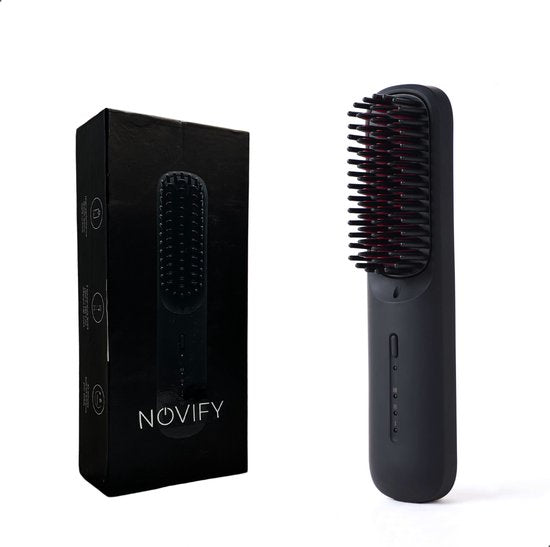 Elektrische Stijlborstel 2.0 - Warmteborstel - Haarborstel - Stijltang - Draadloos - 2024 Model