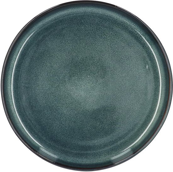 Servies 16 delig 4-persoons - Reactive Glaze - Blauw